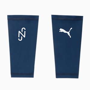 Neymar JR "BNA" ULTRA Light Unisex Football Shinguards, Sailing Blue-Gold-Pelé Yellow, extralarge-IND